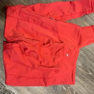 Bright pink Fabletics leggings